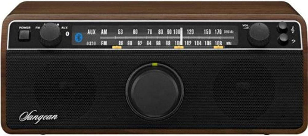 Dark Walnut AM/FM/Bluetooth Stereo Radio H977