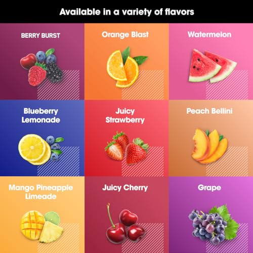 Sugar Free Juicy Strawberry 12 Fl Oz 12 Pack Sparkling Hydration Drink P6341