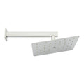 10x22 Rainfall Shower Head with Wall Mount Shower Arm 2.5 GPM Brushed Nickel J14154