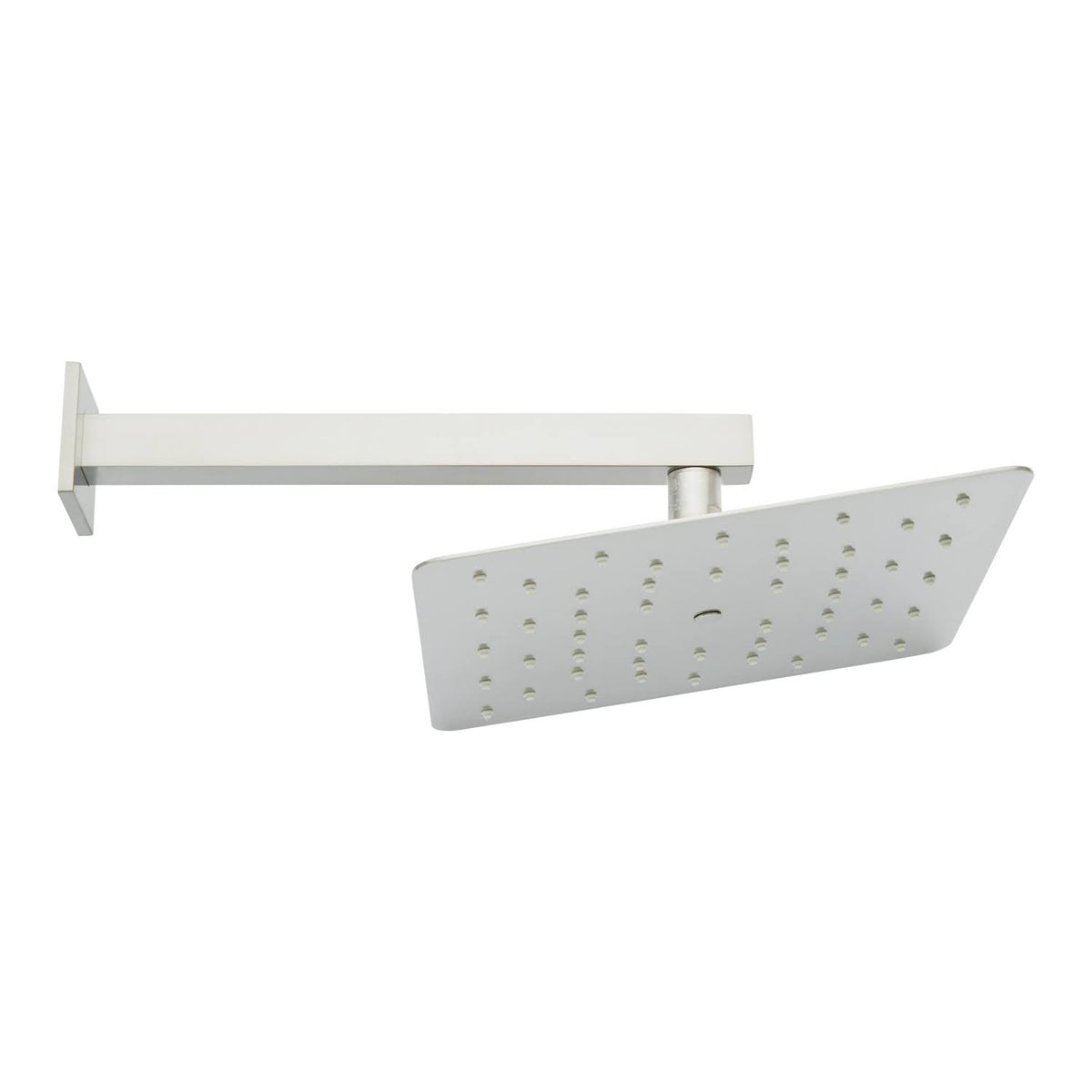 10x22 Rainfall Shower Head with Wall Mount Shower Arm 2.5 GPM Brushed Nickel J14154