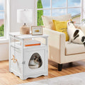 Cat Litter Box with Open Shelf G287465