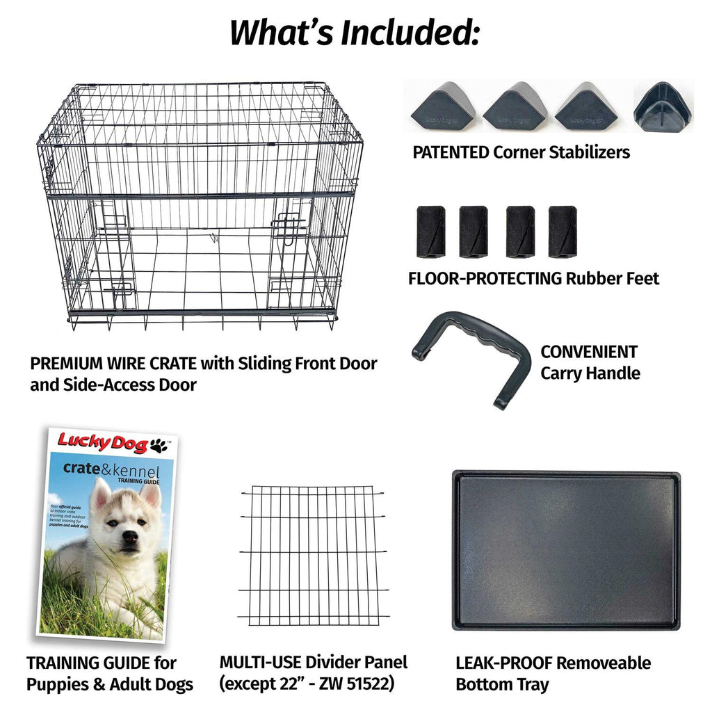 Double Door Dog Crate V33033