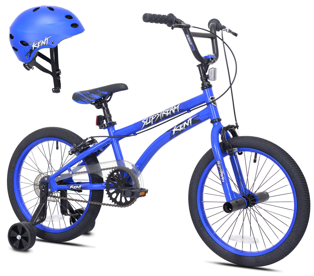 18 Boy's BMX Bicycle with Helmet, Red Z12441