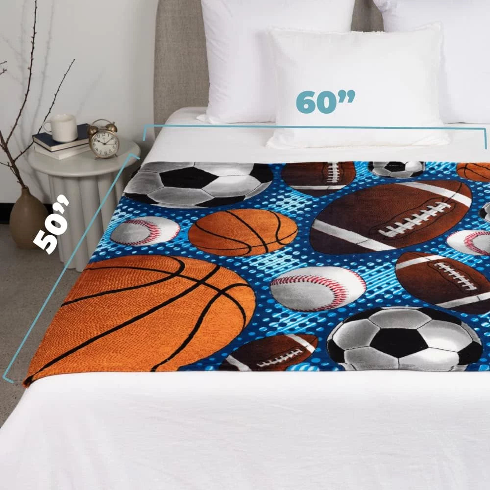 Soft Plush Fleece Throw Blanket 50"x60" R773