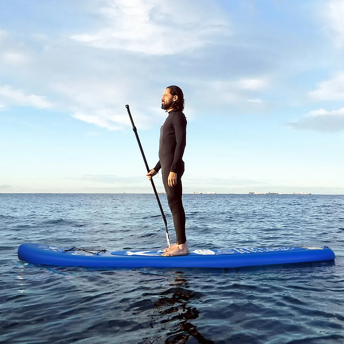 11' Inflatable Stand Up Paddle Board with Carry Bag B7139