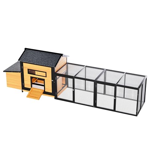 Extra Large Outdoor Chicken Coop with Nesting Box & Leak-Proof Tray N705336