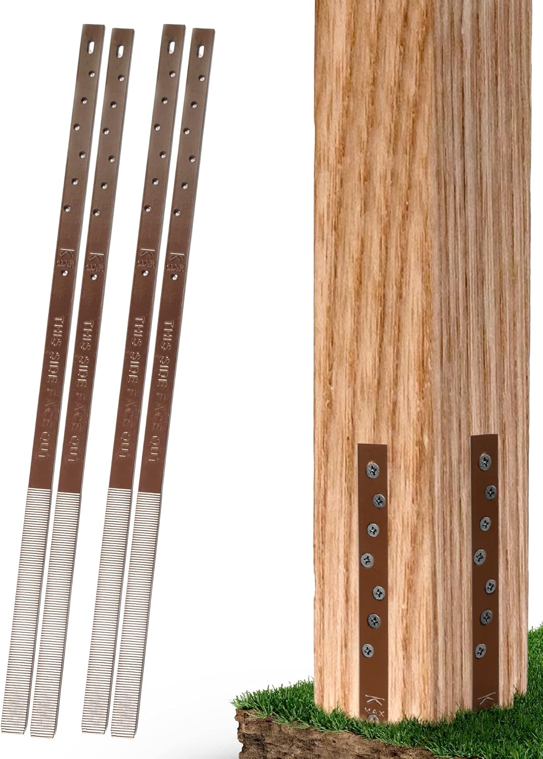 Pack of 4 Wood Post Repair B666966