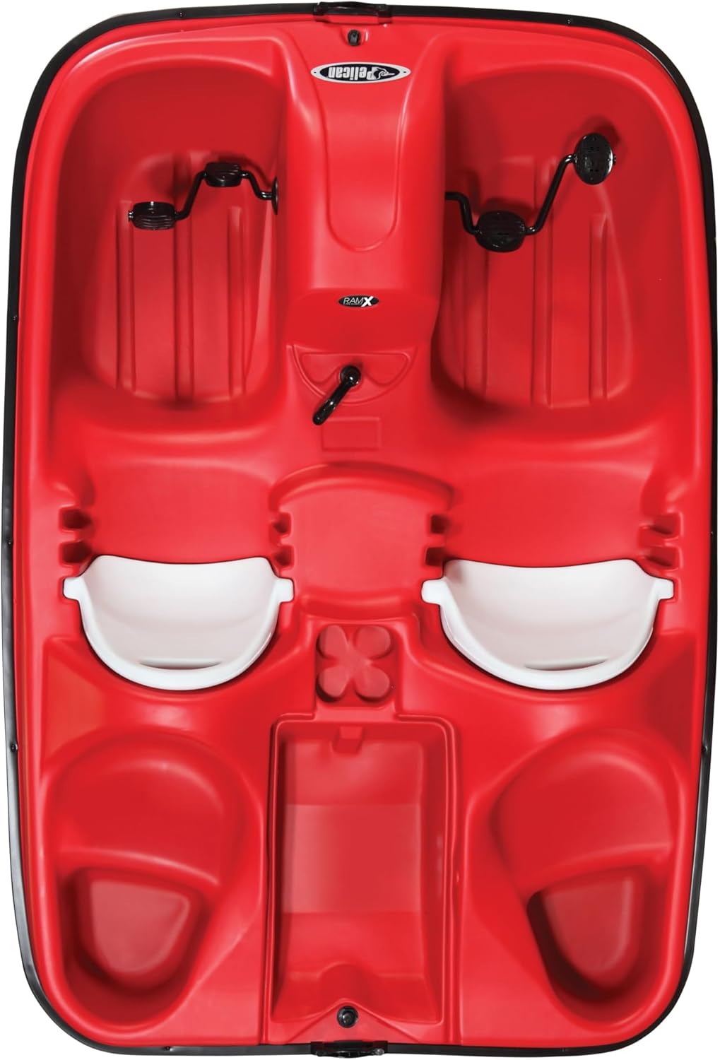 Red White Adjustable 5 Seat Pedal Boat J1448