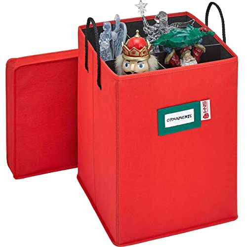 Storage Box for Nutcrackers and Figurines with Adjustable Dividers F227