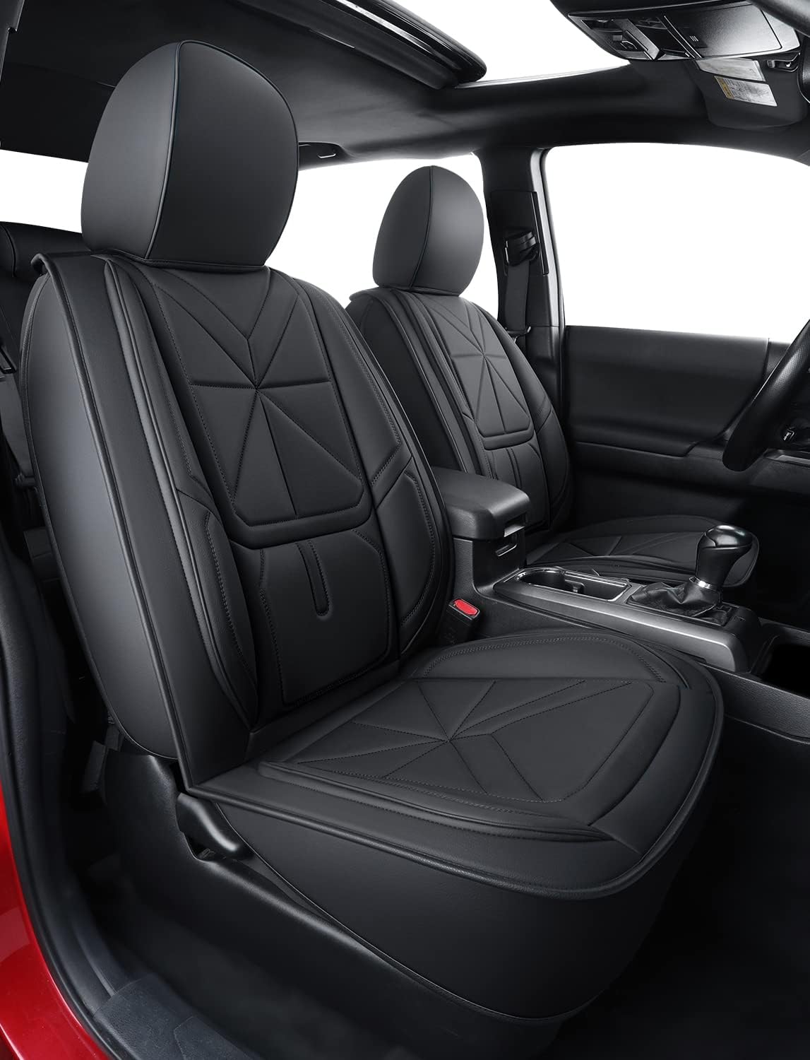 Faux Leather Seat Covers Full Set X442255