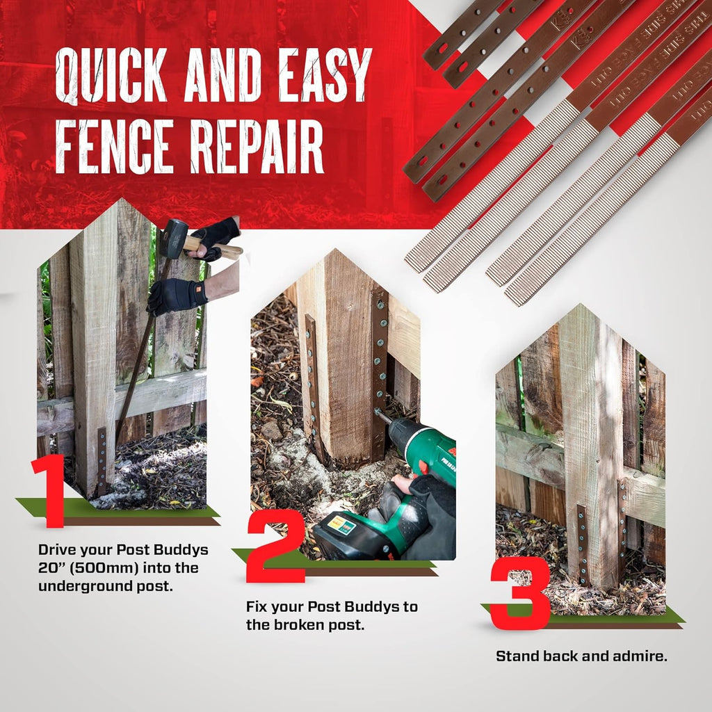 Pack of 4 Wood Post Repair B666966