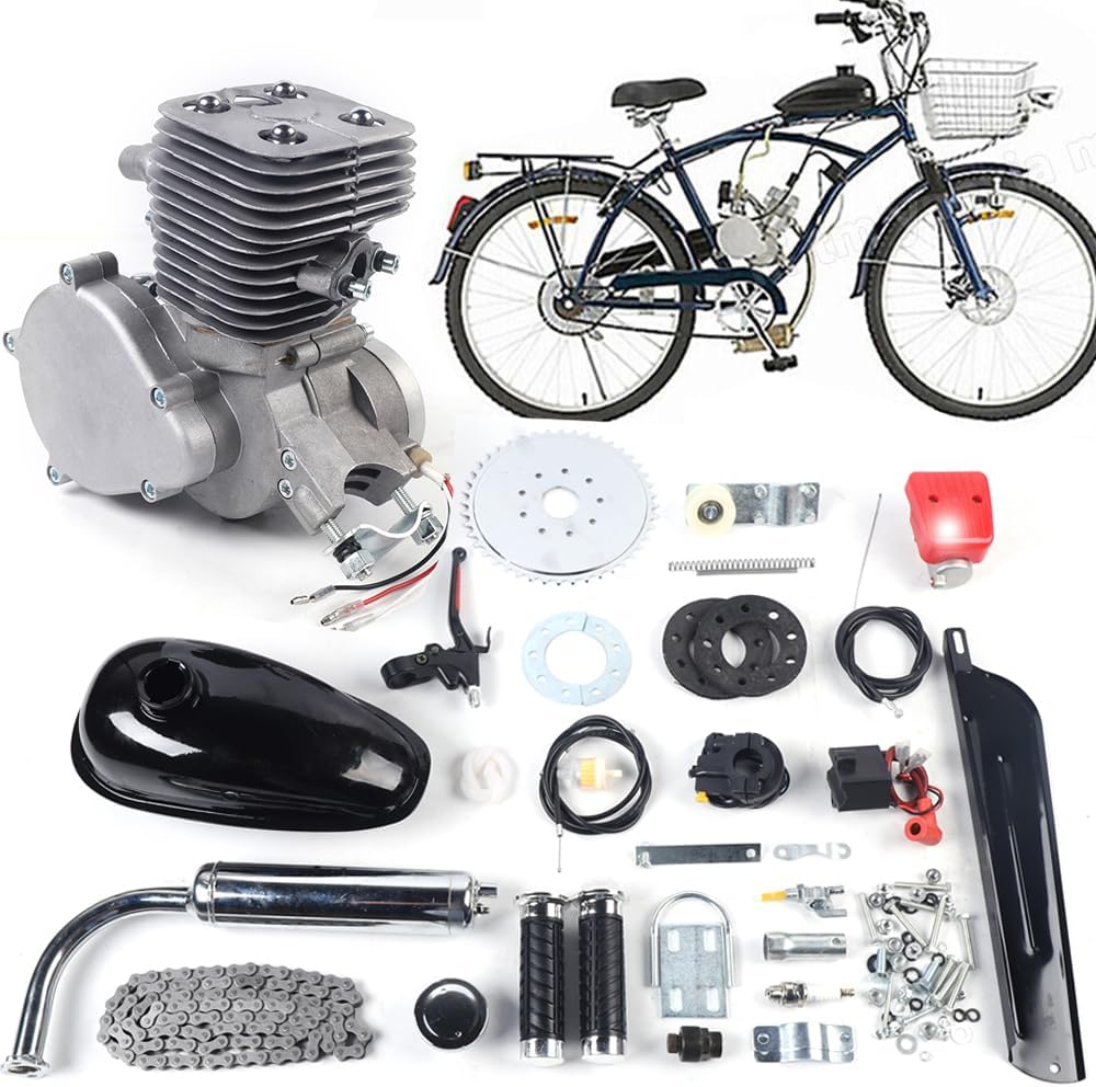 100cc 2 Stroke Motorized Bicycle Engine Kit with Air-Cooling V8240