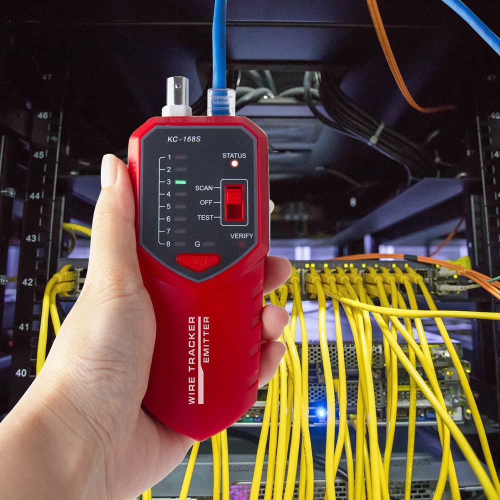 RJ11 RJ45 Ethernet LAN Multifunction Network Cable Tester Y747436
