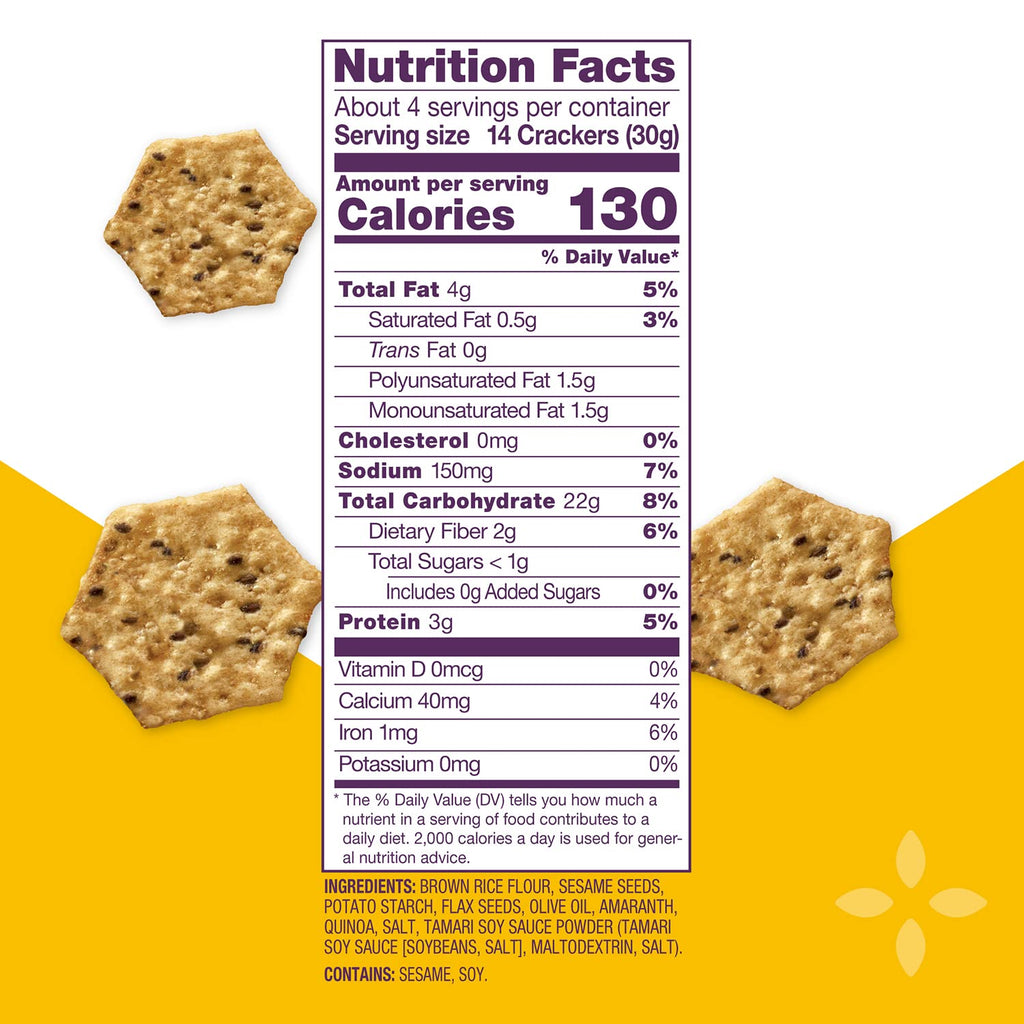 Multi-Seed Gluten-Free Original Crackers, 4 Ounce (Pack of 12) I5864