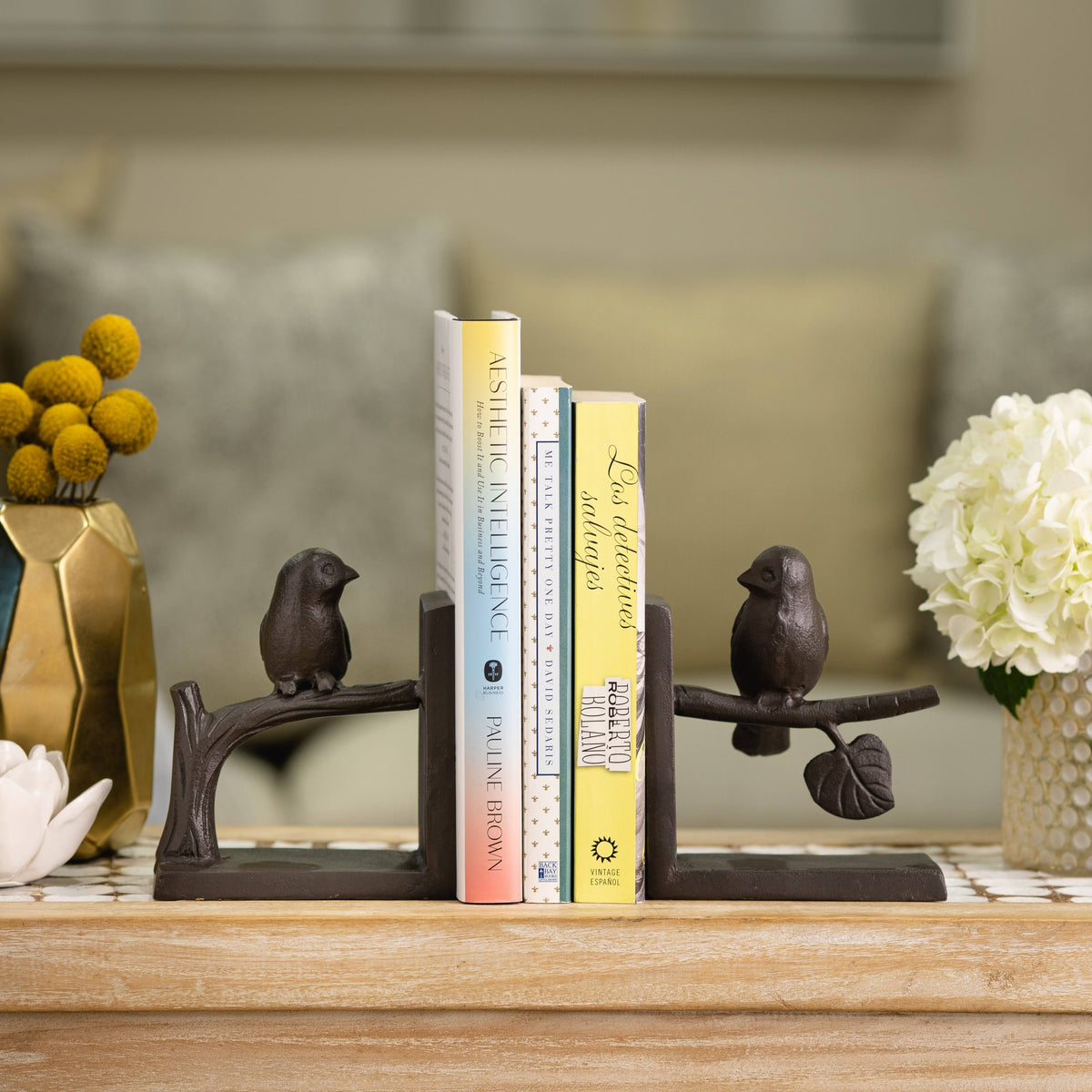 Cast Iron Bookend Set O420655
