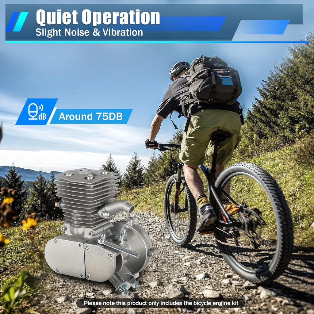 100cc 2 Stroke Motorized Bicycle Engine Kit with Air-Cooling V8240