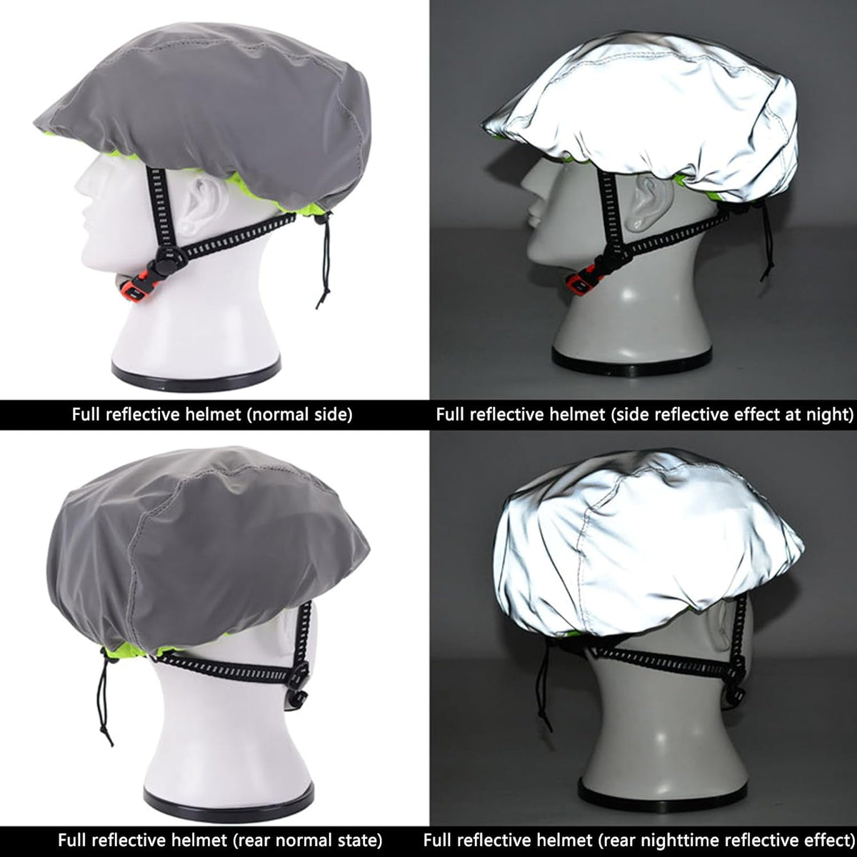 Rainproof Reflective Cycling Helmet Cover A3293