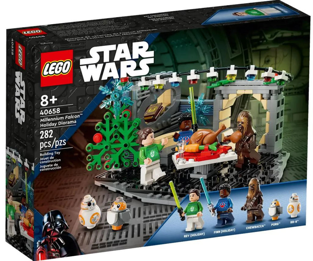 282pcs Star Wars Millennium Falcon Holiday Diorama D208234