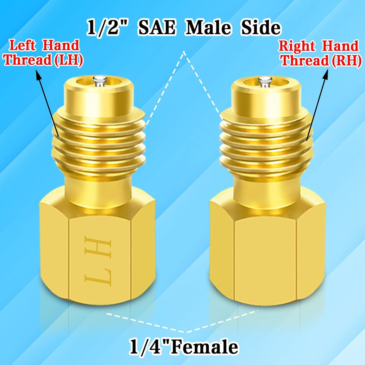 R1234yf Adapter Kit with Self-Sealing Can Taps O96361