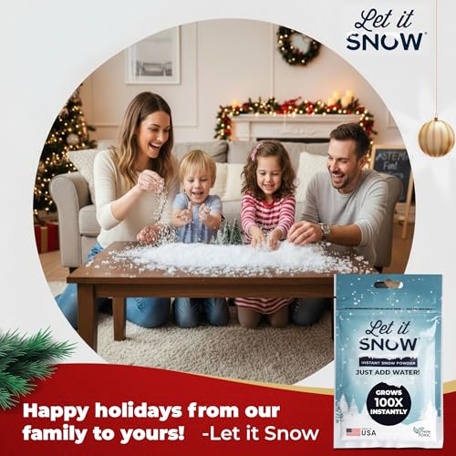 2 Pack Artificial Snow Powder D95562
