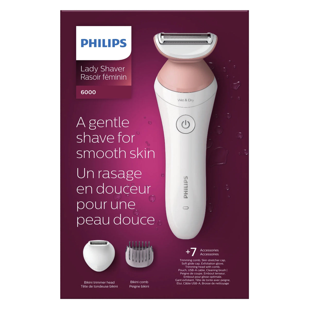 Electric Shaver with 7 Accessories V45873