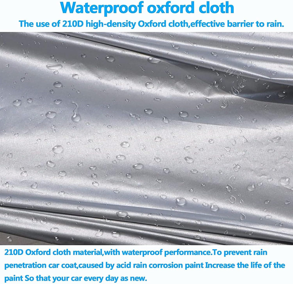 210D Oxford Waterproof Car Cover U837020