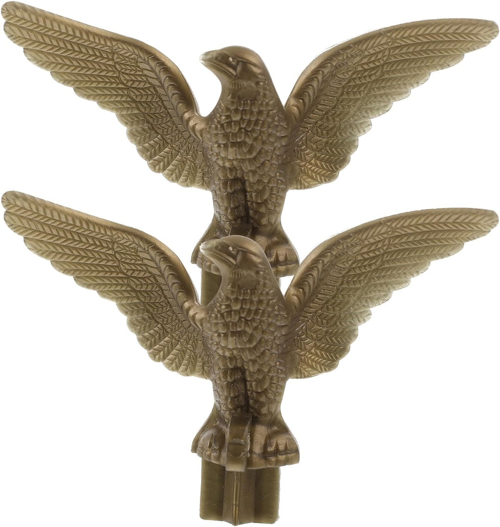 Golden Plastic Eagle Flag Pole Finial Ornament E85954