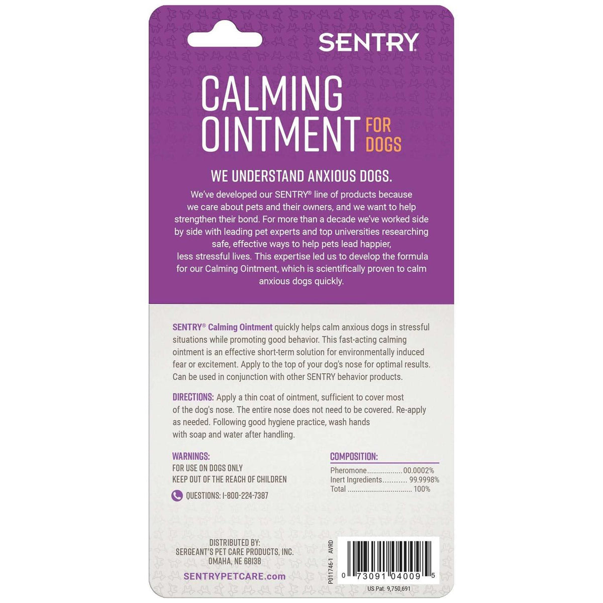 Calming Ointment for Dogs J12577