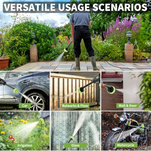 Cordless Portable Pressure Washer with 6-in-1 Nozzle I161