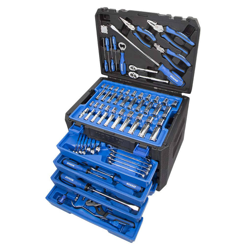 100-Piece Household Tool Set with Hard Case L388852