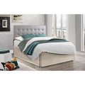 Grey Tufted Adjustable Height Headboard Full M798230