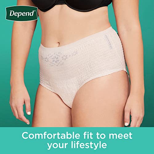 Large Blush Disposable Incontinence Underwear 72 Count L9502