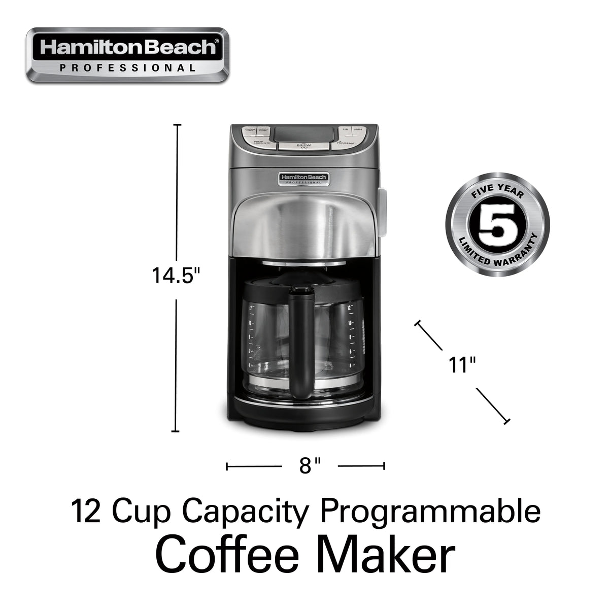 Programmable Coffee Maker, 12 Cups X7371