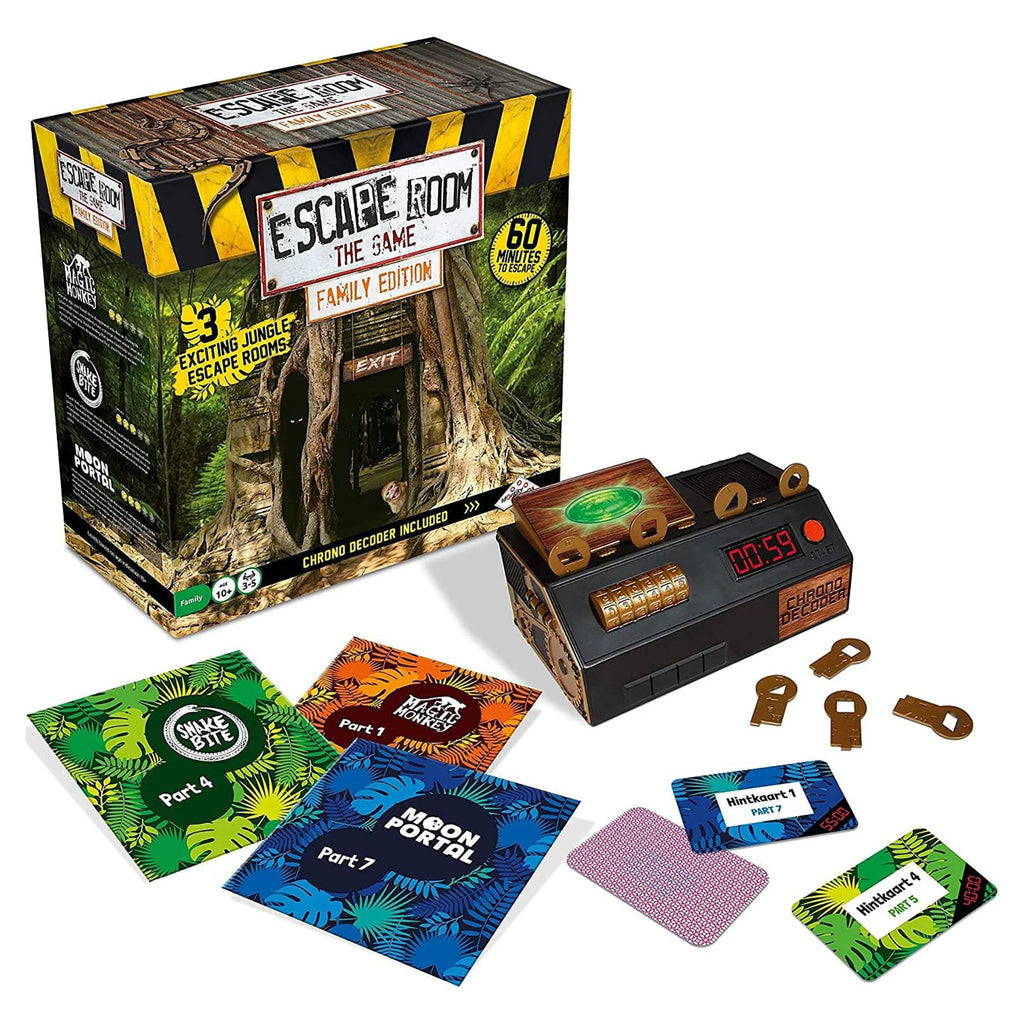 Escape Room The Game Family Edition with 3 Jungle Escape Rooms B2760