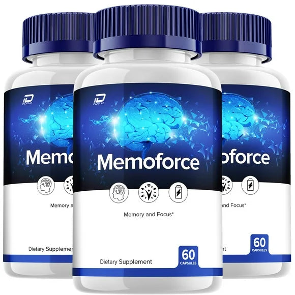 All-Natural Memory and Focus Support Capsules, 3 Pack, 180 Capsules L40656