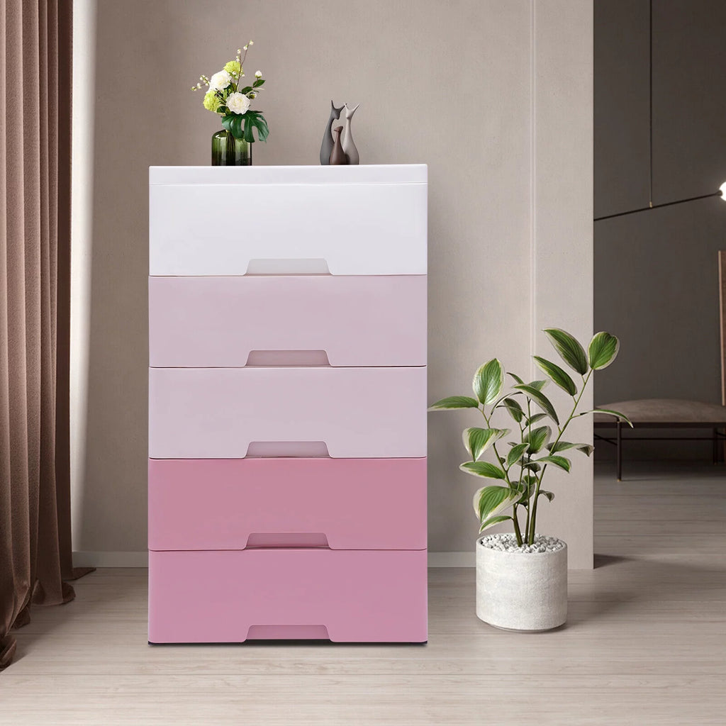 Plastic 5 Drawer Storage Cabinet U440