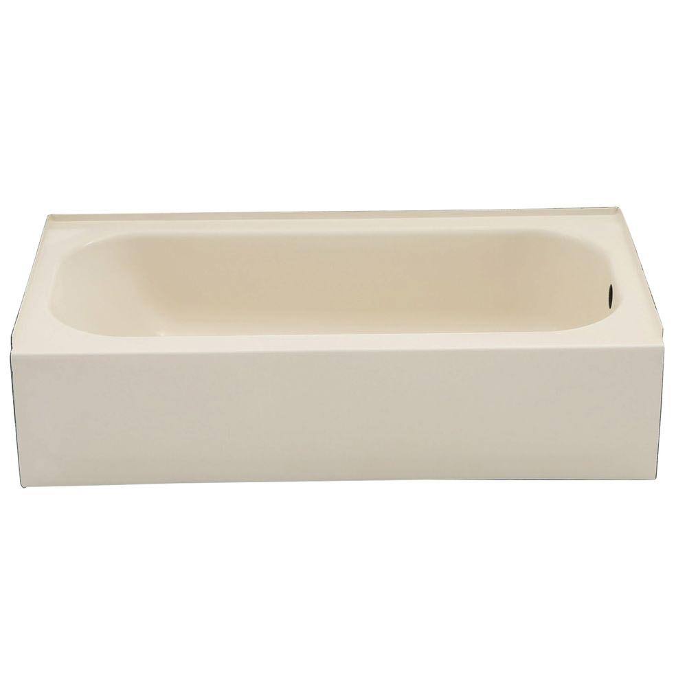 Bone Rectangular Alcove Soaking Bathtub R7001
