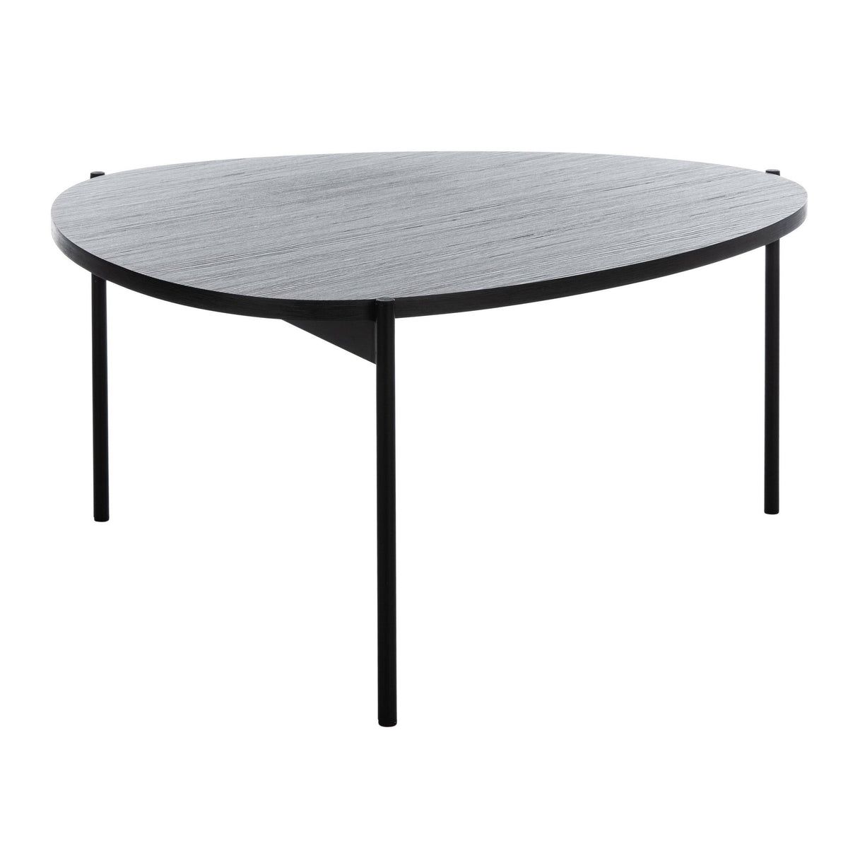 Dark Grey Oak/Black Coffee Table C69494