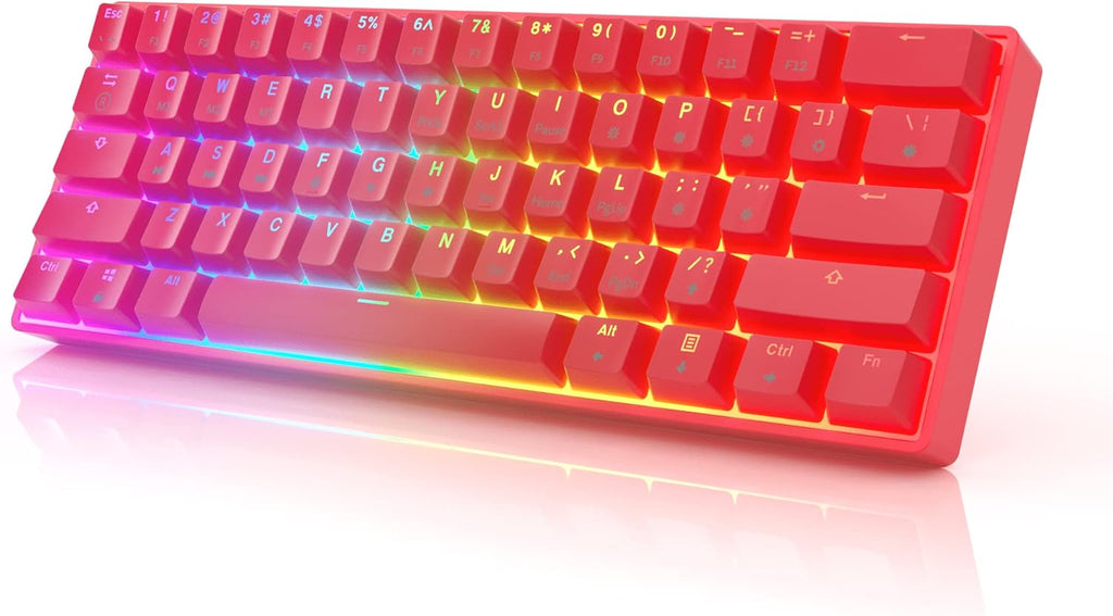 61 Keys Multi Color RGB Backlit Wired Mechanical Keyboard M589409