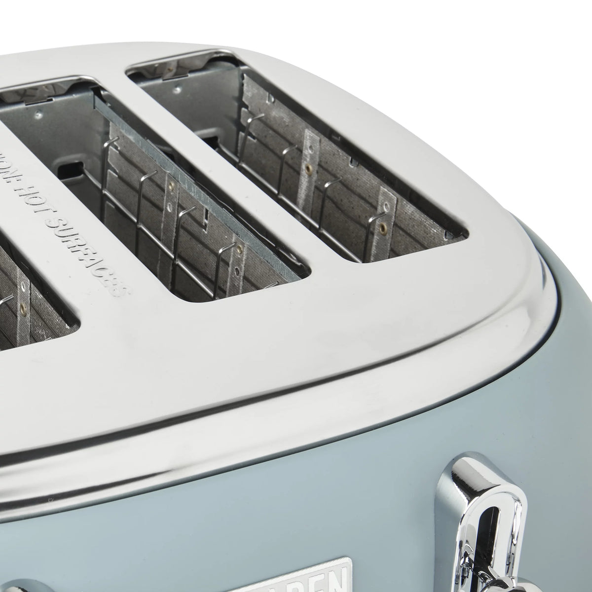Pool Blue 4 Slice Wide Slot Toaster T5626