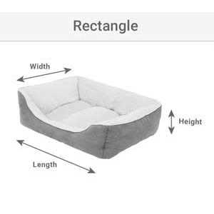 Plush Orthopedic Pillowtop Dog Bed with Removable Cover Z8823