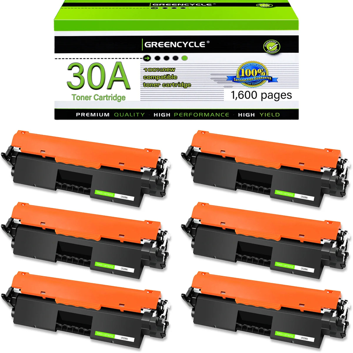 Black Toner Cartridge 6PCS K21669