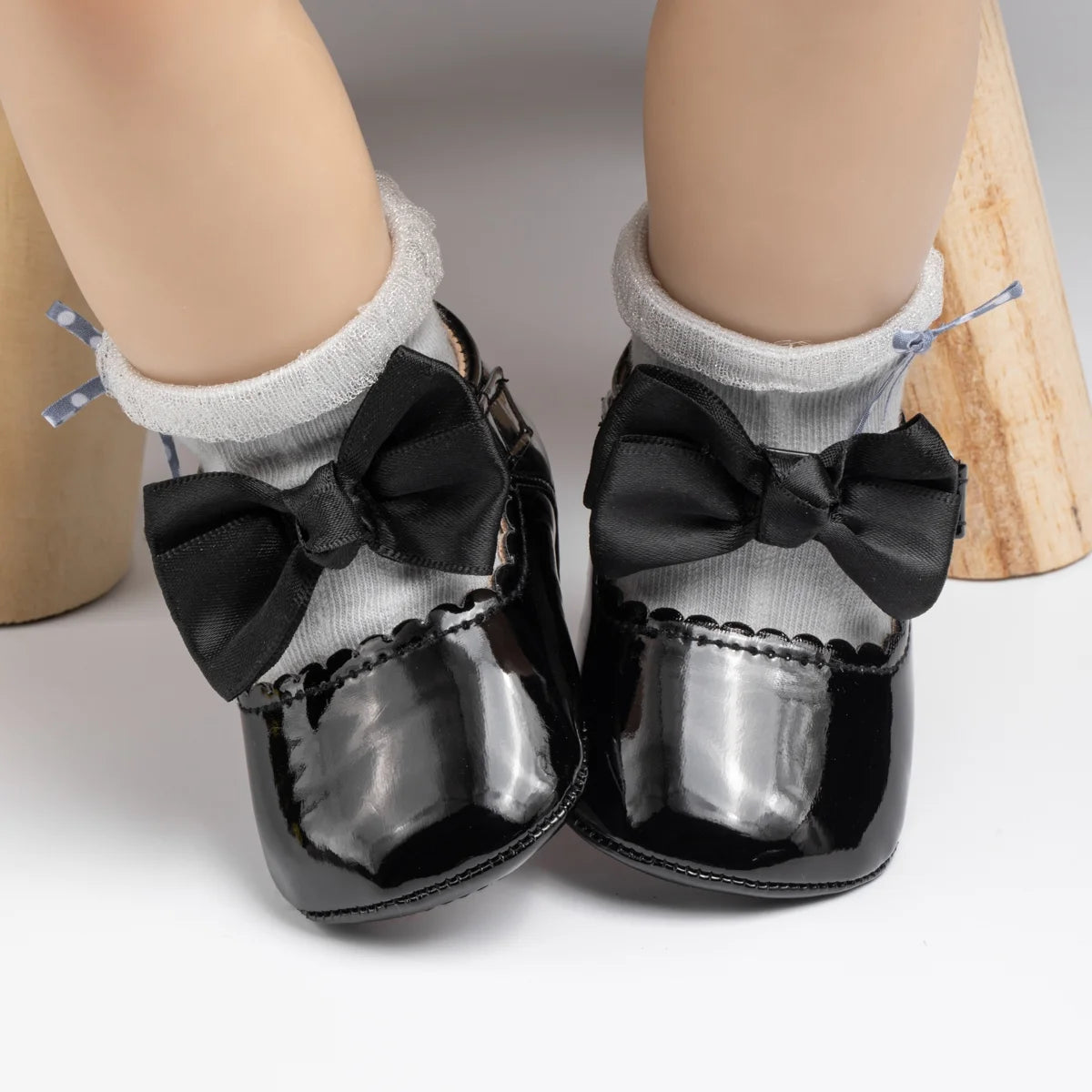 Baby Girls Mary Jane Dress Shoes Bowknot Princess Crib Flats R773