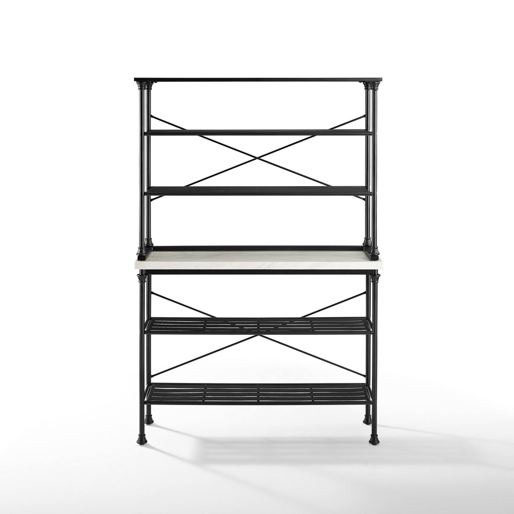 2 Piece Black Baker's Rack Set M24045