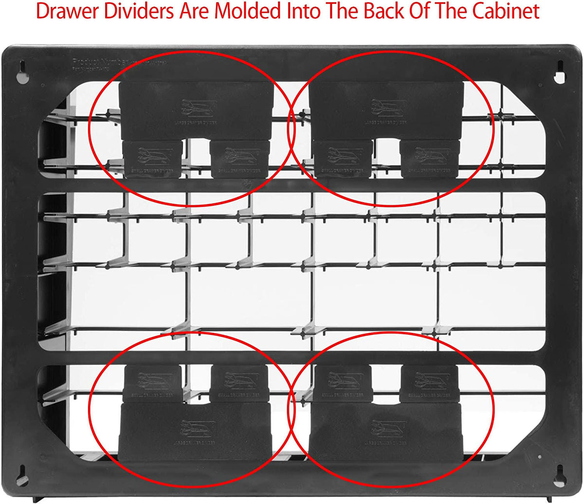 44-Drawer Stackable Cabinet W45437