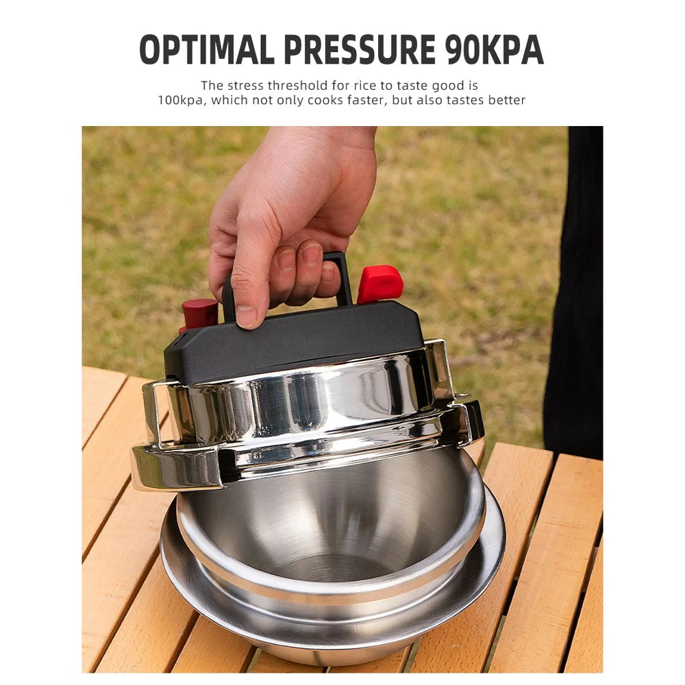 1.2L Portable Pressure Cooker Pot O3718