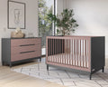 2-Piece Convertible Crib and Double Dresser I18150