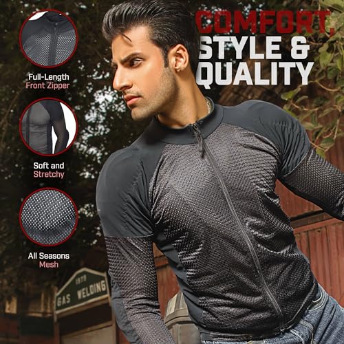 Mesh Armored Motorcycle Shirt CE Level 2 N219