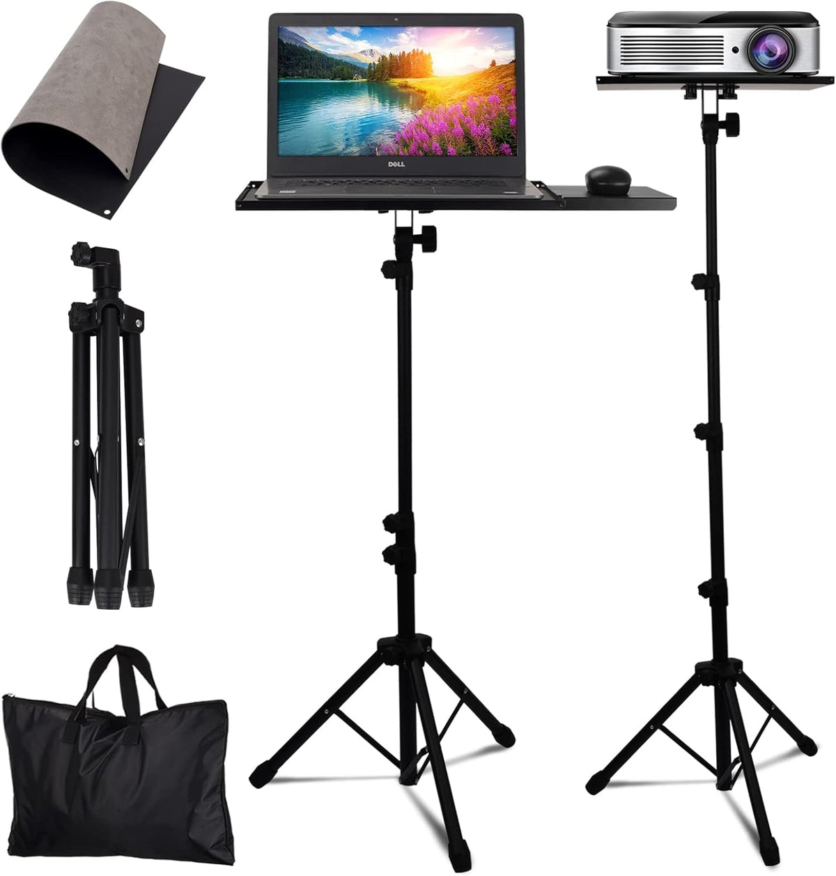 Universal Tripod Stand with Adjustable Height, Pack of 2 V626