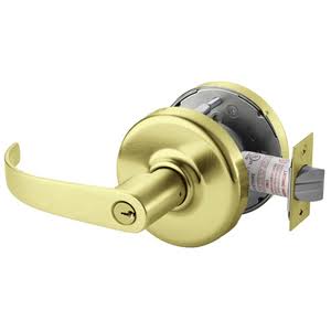 Satin Brass Cylindrical Lock O39568